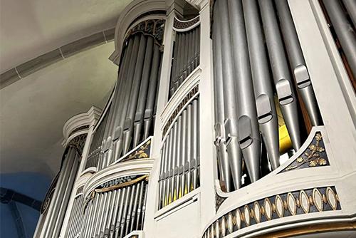 Orgel in der Michaeliskirchein Zeitz